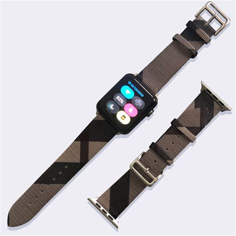 apple watch band burberry